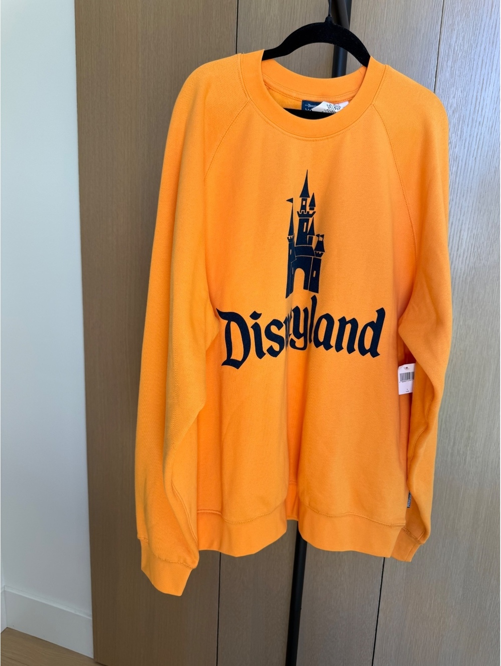 Disneyland 70th Anniversary Vault Collection Orange Crewneck Sweatshirt Large
